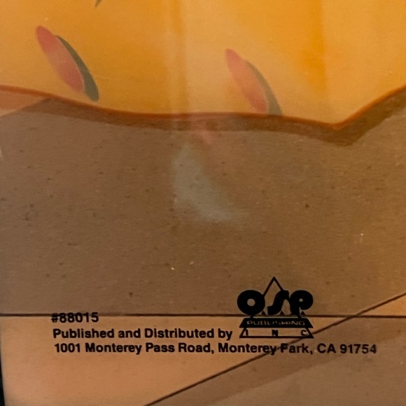 Vtg 80s Disney Minnie Mouse & Daisy Duck Ice Cream Diner laminated Framed Large - Picture 5 of 9